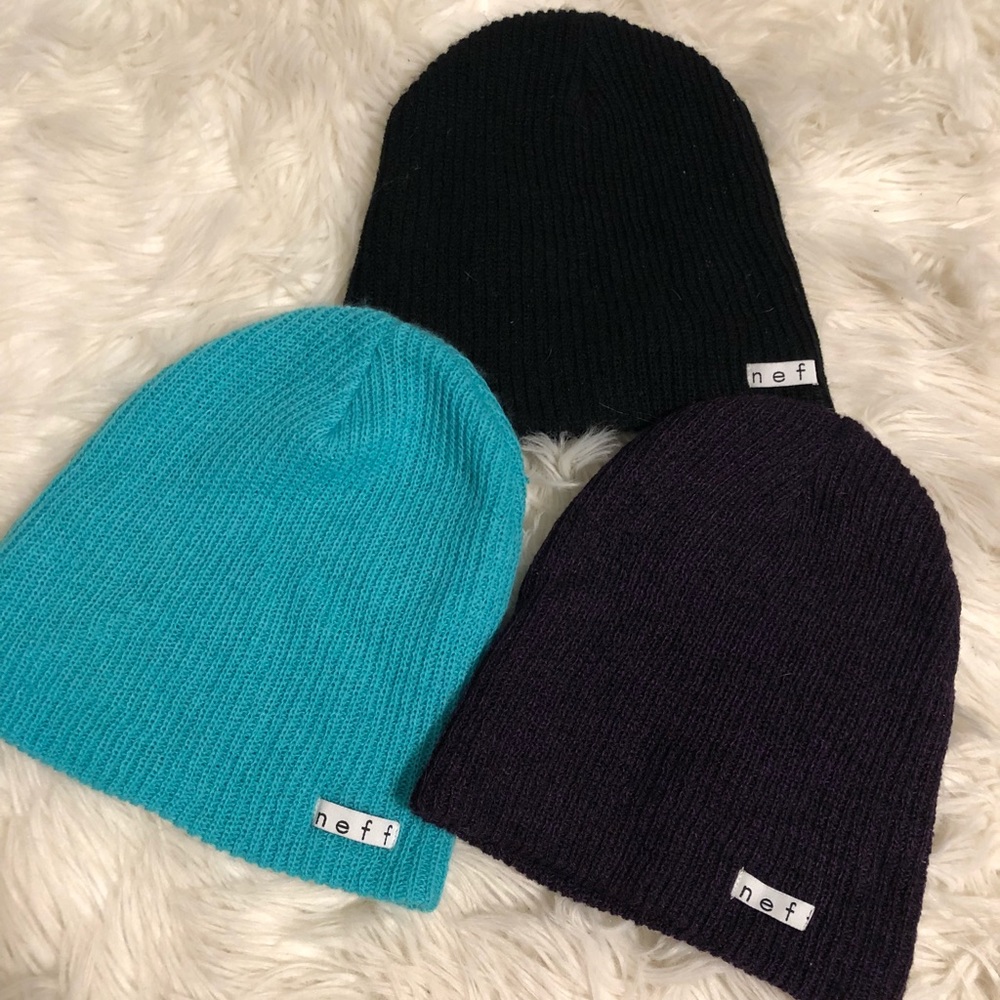 Set of 3 Neff Beanies